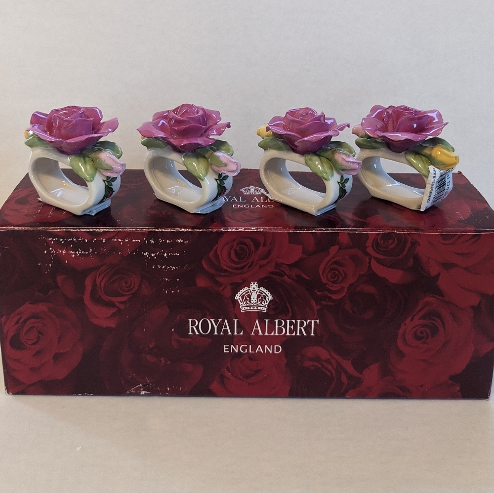 Royal Albert napkin rings